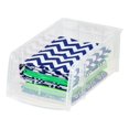 thumbnail image 2 of IRIS USA Petit Bac de Rangement Empilable, Transparent, 2 of 5