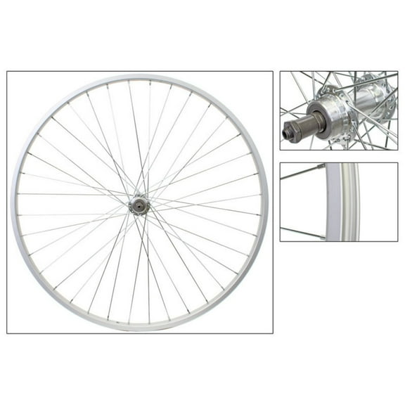 Wheel Master 27in Alloy Rear QRx126mm FW Single Wall Rim Brake Clincher Silver