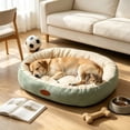 thumbnail image 4 of Oval Pet Beds for Indoor Cats Dogs, Washable Pet Bed with Slip-Resistant Bottom for Medium Large Dogs and Cats, 4 of 6