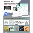 thumbnail image 2 of Mini impresorainalámbrica de bolsillo Phomemo Bluetooth, 2 of 5
