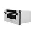 thumbnail image 2 of ZLINE Autograph Edition 30" 1.2 cu. ft. Built-In Microwave Drawer in Stainless Steel with Matte Black Accents, 2 of 4