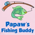 thumbnail image 2 of CafePress - Papaws Fishing Buddy Body Suit - Baby Light Bodysuit, Size Newborn - 24 Months, 2 of 4