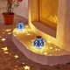 thumbnail image 4 of Luces solares para exteriores, linterna de mesa solar para exteriores, luz de llama parpadeante, maceta redonda con lámpara de mesa LED amarilla cálida para jardín, decorativa para jardín, patio, luz, 4 of 6