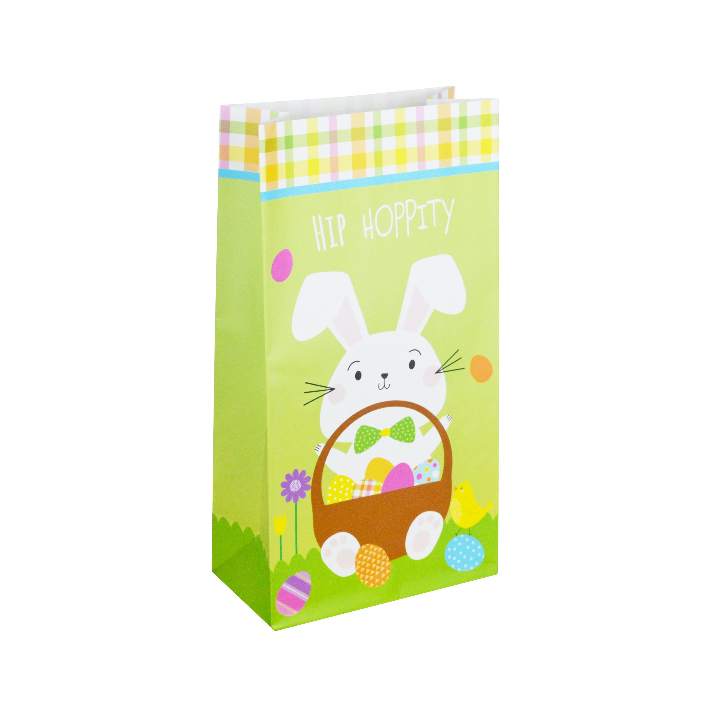 Way To Celebrate Easter Paper Sack, 6 inch X 11.25 inch X 3.25inch.