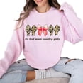 thumbnail image 4 of So God Made Country Girls Camo Coquette Bow Sweatshirt, Hunting Season Camo Bow Sweater for Women, Country Girl Fall Outfit, 4 of 7