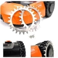 thumbnail image 1 of Worx Landroid Robotic Lawn Mower Wheels - Anti-skid Sprockets (225mm, 2 pcs) - High Traction and Durability, 1 of 5