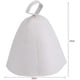thumbnail image 5 of 3-Pack White Sauna Felt Hats for Sauna, Shower, Bath and Steam Sauna, Head Protection, Spa Accessories, 5 of 5