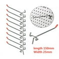 thumbnail image 4 of 120Pcs Single Hooks 150mm Board Slat Wall Retail Display Shop Peg Fits 25mm, 4 of 5
