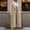 Khaki, variant on Camel Coat for Women Women's Casual and Fashionable Solid Color Long Suit Collar Woolen Coat for Women Black M