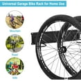 thumbnail image 6 of Oumilen Wall Mount Bike Storage Rack Garage Bike Holder Hanger for 6 Bicycles 500lbs, 6 of 7