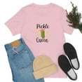 thumbnail image 5 of Pickle Queen T-shirt, Funny Pickle Lover Unisex Short Sleeve Tee, Pink, Medium, 5 of 9