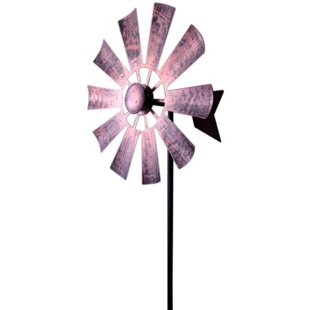 Retro Garden Wind Spinner Dual Direction 360 Degree Rotation Kinetic ...
