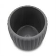 thumbnail image 4 of Mainstays Rubberized Plastic Ribbed Toothbrush Holder, Grey, 4 of 7