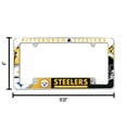 thumbnail image 4 of Pittsburgh Steelers All Over Chrome License Plate Frame, 4 of 8