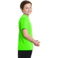 thumbnail image 2 of Sport-Tek ®  Youth Posicharge ®  Racermesh® Tee. Yst340 Xs Neon Green, 2 of 4