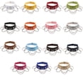 thumbnail image 4 of kurtrusly Collier Ajustable Ras-de-Cou Chaîne Multicouche Pendentif Ras-de-Cou en Cuir PU Fille Femme Punk O Ring Collier, 4 of 7