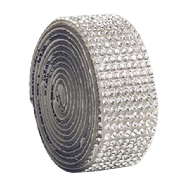Dvkptbk Adhesive Tape with Water Crystal, Self-adhesive, Decorative Car, Sticker Flash and Diamond Decorative Crafts Adhesive Tape