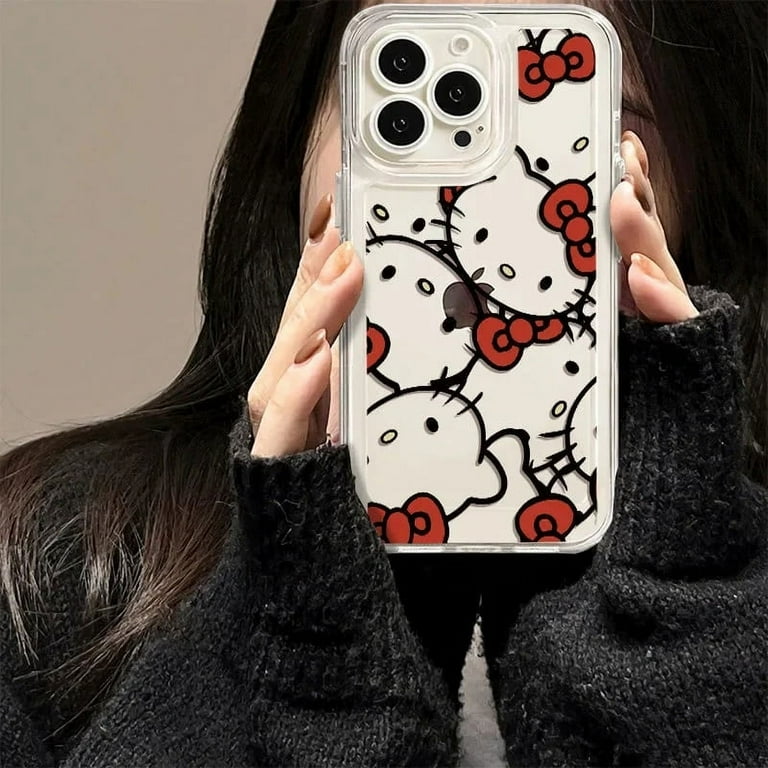 Sanrio Hello Kitty Bow Lovely Phone Case For iPhone 15 14 13 Pro Max 11 12 13 Pro X XR 7 8 Plus Transparent Soft Cute Girl Y2K - Walmart.com Sanrio Hello Kitty Bow Lovely Phone Case For iPhone 15 14 13 Pro Max 11 12 13 Pro X XR 7 8 Plus Transparent Soft Cute Girl Y2K - Walmart.com