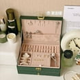 thumbnail image 2 of High-end Jewelry Storage Box with Anti-oxidation for Earrings  Ear Studs  Rings  Necklaces  and Bracelets, 2 of 2