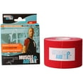 thumbnail image 1 of MuscleAidTape Ruban de Kinésiologie (Rouge), 1 of 4