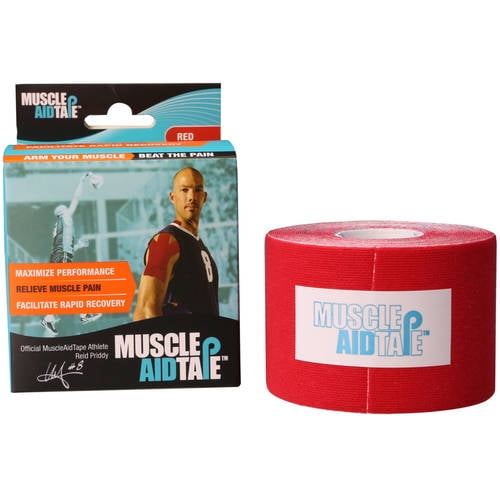 MuscleAidTape Kinesiology Tape (Red)