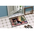 thumbnail image 3 of Carolines Treasures DAC2597MAT 0.15 x 18 x 27 in. Appenzeller Sennenhund Cozy Christmas Doormat, 3 of 6