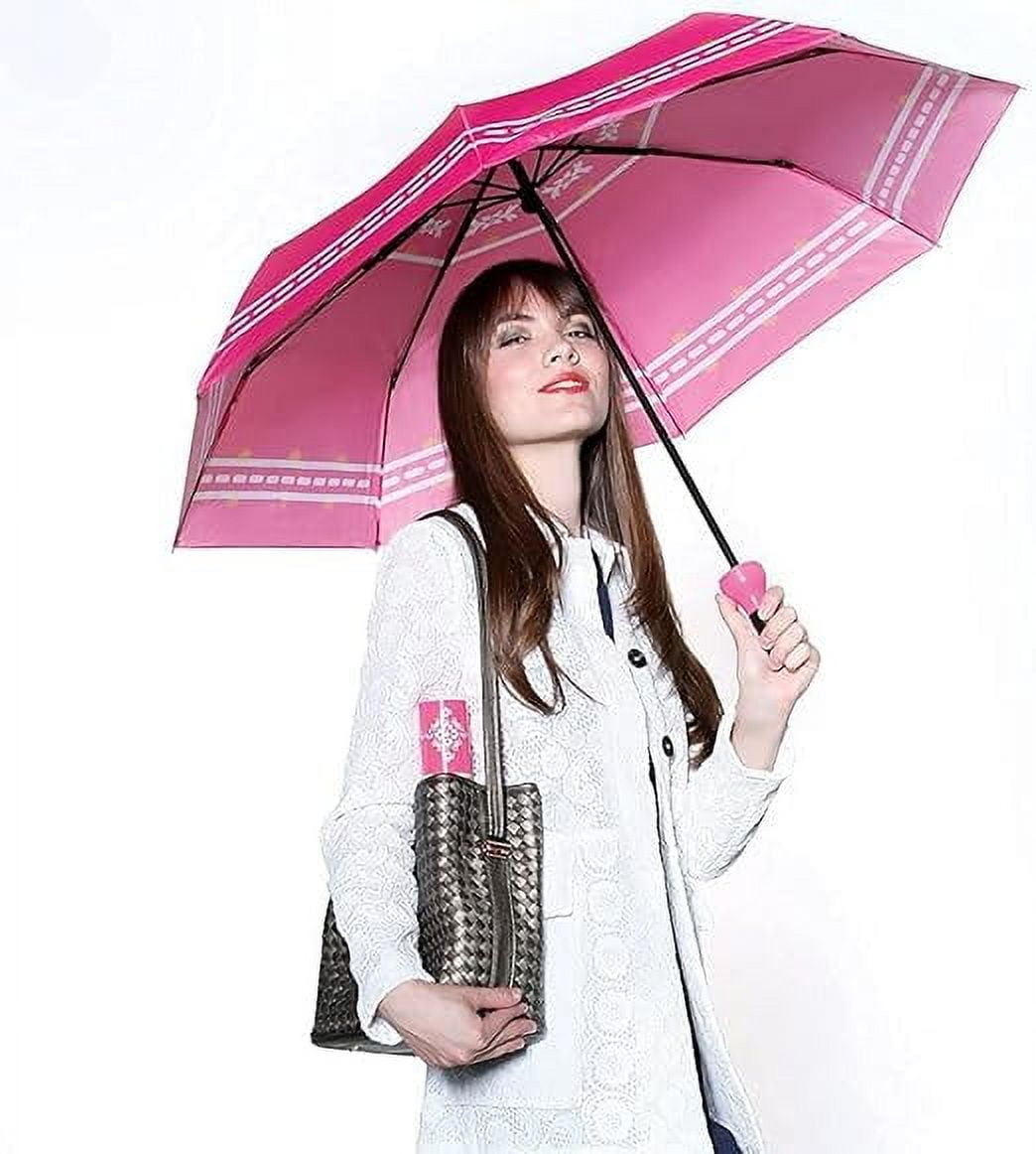 Vinrella 142-B Wine Bottle Umbrella Boho Pink