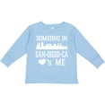 thumbnail image 3 of Inktastic San Diego Someone Loves Me Skyline Boys or Girls Long Sleeve Toddler T-Shirt, 3 of 5