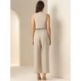 thumbnail image 3 of DARING DIVA Women's Dressy Two Piece Business Outfits S Apricot, 3 of 6