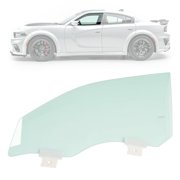 Kojem Front Door Window Glass for Dodge Charger 2011-2023 Tempered Glass - Driver Left Side