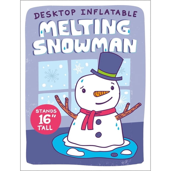Rp Minis Desktop Inflatable Melting Snowman: Stands 16 Tall, (Paperback)