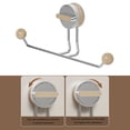 thumbnail image 5 of Wall Mounted Door Hook Suction Cup Towel Holder Hair Clip Headband Storage Rack Space Saving Bathroom Organizers, 5 of 8