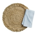 thumbnail image 3 of Better Homes and Gardens Jute Flower Design Placemat Woven for Dining Table Décor 15" Round, 3 of 9