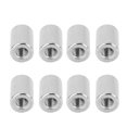 thumbnail image 1 of Coupling Nut, Female Thread 304 Stainless Steel Strong 20Pcs Professional M6 Round Connector Nut  for Repair, 1 of 8