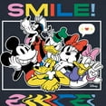 thumbnail image 3 of Disney - Mickey, Pluto, Minnie, Donald Duck, Goofy & Daisy - Crowded Photo - Men's Crew Neck Fleece Pullover, 3 of 5