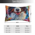 thumbnail image 2 of Kdxio Cotton Pillow Cases 14"x20" Pillowcases,Soft and Breathable Bedroom Pillow Cases-Oil Painting Sunflower Puppy-No Pillow Core, 2 of 5