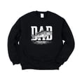 thumbnail image 4 of Dad Fish Sweatshirt Cozy Distressed Fishing Pullover for Father Gift for Fisherman Black Sweatshirt Adult Medium, 4 of 4