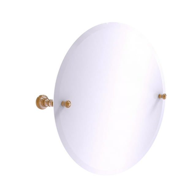 Miroir Rond Inclinable Sans Cadre de la Collection Carolina avec Bord Biseauté