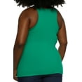thumbnail image 2 of Womens Plus Size Rib Knit Tank Top, 2 of 2