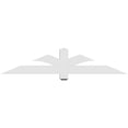 thumbnail image 4 of 60"W x 12 1/2"H x 4"D x 4"F, 5/12 Pitch, Redmond Architectural Grade PVC Gable Bracket, 4 of 8