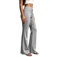 thumbnail image 6 of Ixbnca Womens Bootcut Pants Stretchy Drawstring Yoga Long Pants Comfy High Rise Loungewear Gym Flared Sweat Pants, 6 of 7
