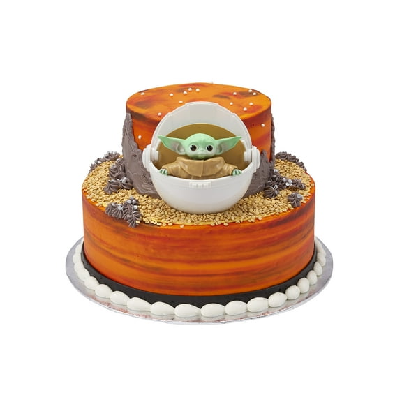 Star Wars -The Mandalorian the Child Two Tier Cake