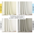 thumbnail image 2 of RYB HOME Faux Linen Room Darkening Curtains for Living Room Pinch Pleated Window Treatments for Bedroom/Kids Room, 2 of 5