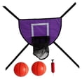 thumbnail image 2 of S SERENABLE Mini Basketball Hoop for Trampoline Universal Outdoor Basketball Rack with two balls, 2 of 9
