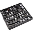 thumbnail image 2 of Kit de máquina de coser prensatelas multifuncionales para el hogar máquina de coser dobladillo accesorios para pies piezas para Brother Singer paquete de (42 uds) Xemadio GX-465, 2 of 6
