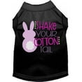 thumbnail image 2 of Mirage Pet Shake Your Cotton Tail Screen Print Dog Shirt Black Sm, 2 of 2