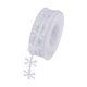thumbnail image 2 of Cinta de copo de nieve Baoblaze de 1 pulgada x 11 yardas color blanco, 2 of 6