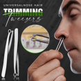 thumbnail image 2 of Premium Nose Hair Trimming Tweezers - Round Head, Water Resistant & Multi-Functional!, 2 of 4