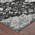 thumbnail image 3 of Addison Rugs Chantille Indoor/Outdoor Traditional Damask Black Machine Washable Rectangle Rug, 10' x 14', 3 of 8