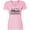 AD-Pink, variant on Inktastic From Atlanta Georgia in Black Distressed Text Women's V-Neck T-Shirt